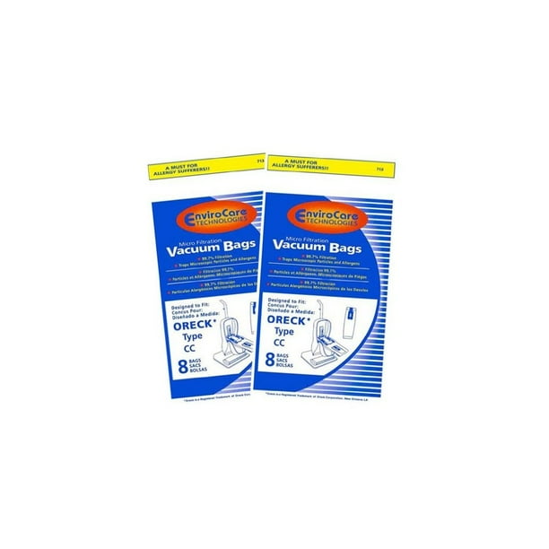 EnviroCare Oreck Vacuum Cleaner Bags To Fit Style Cc and All Upright Models 8 Pack 713 X-Large EnviroCare Oreck Vacuum Cleaner Bags To Fit Style Cc and All Upright Models 8 Pack 713 X-Large